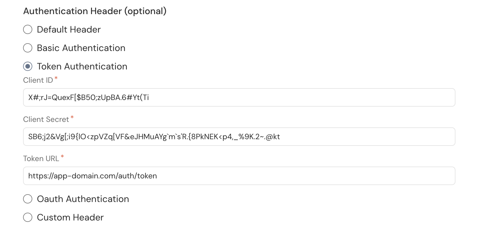 Token Authentication
